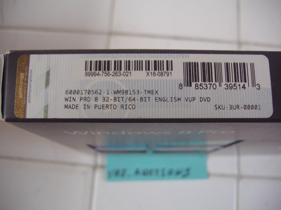 Microsoft Windows 8 Professional Full/Upgrade 32Bit & 64Bit DVD MS =NEW RETAIL= - Image 4 of 4