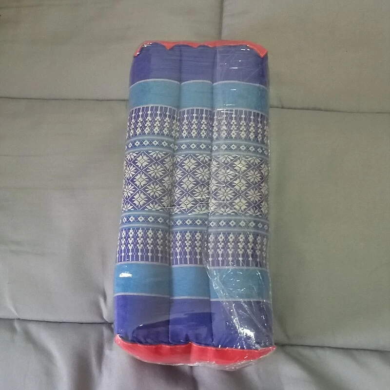 Almofada de algodão tailandês almofada ioga encosto de cabeça meditação KAPOK 100% preenchida  - Imagem 3 de 4