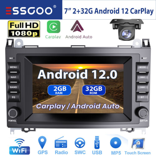 Autoradio 2+32G CarPlay GPS Navi Kamera Für Benz A/B Klasse Sprinter Vito W639 - Bild 1 von 20