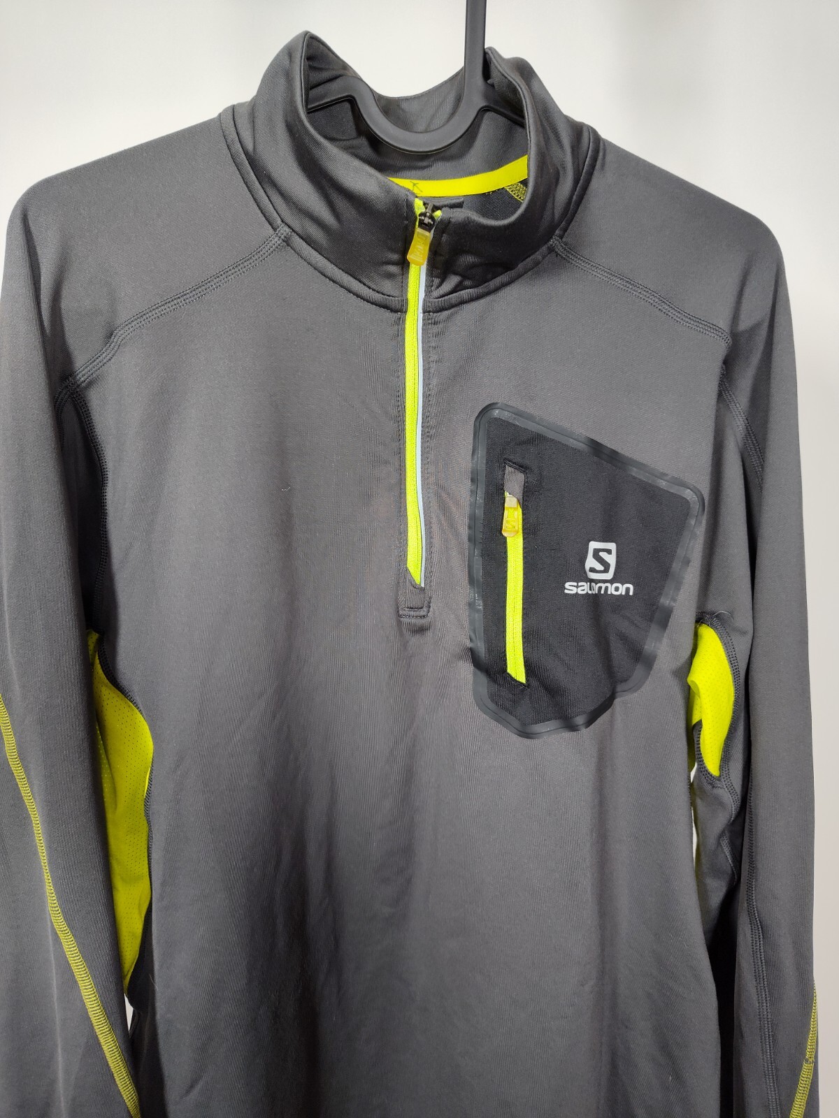 Camicia Salomon Trail Lite strato base manica lunga 1 4 zip uomo trail running M