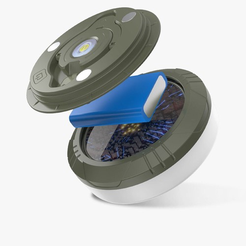 Glowmate 4 in 1 Camp Light, Glow Mate 4 in 1 Retractable String Lights Camping~ - Picture 12 of 21