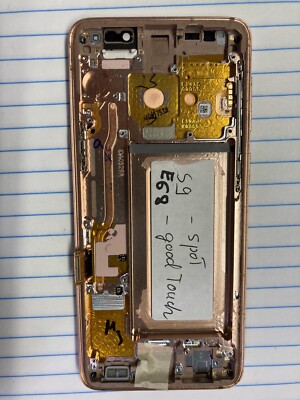 Samsung Galaxy S9 LCD Digitizer with Orange Frame Has Spot And