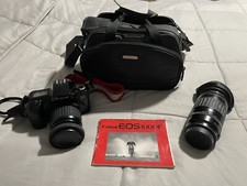 Cannon EOS 35MM 1000F Film Camera With 35-80mm And 70-210 Zoom Lens
