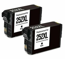 Reman BKCMY Ink For Epson 252 252XL T252XL WF-3620 3640 7610 7620 7110 7210 7710
