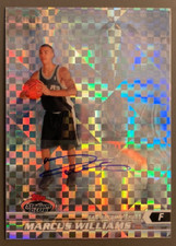 MARCUS WILLIAMS 2007-08 TOPPS STADIUM CLUB X-FRACTOR ROOKIE AUTO