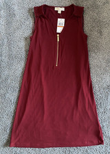 NWT New Michael Kors Women’s Maroon Red Dress Size Small Sleeveless 