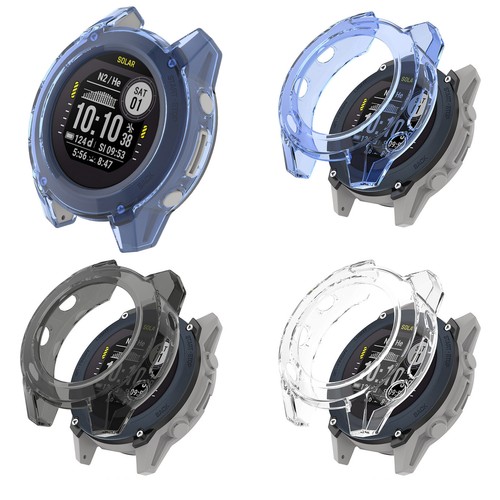 Smart Watch Protective Case Transparent TPU Watch Case for GARMIN Descent G1 ## - Bild 3 von 27