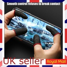 1 Pair Thumb Finger Sleeve Gaming Gloves Mobile Game Sleeve Touch Screen PUBG
