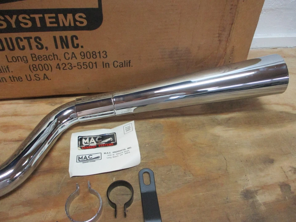 Honda CMX450 CMX450C 1986 1987 rebel 2 en 1 sistema de tubo de escape Mac 001-4003 Foto 4 de 4