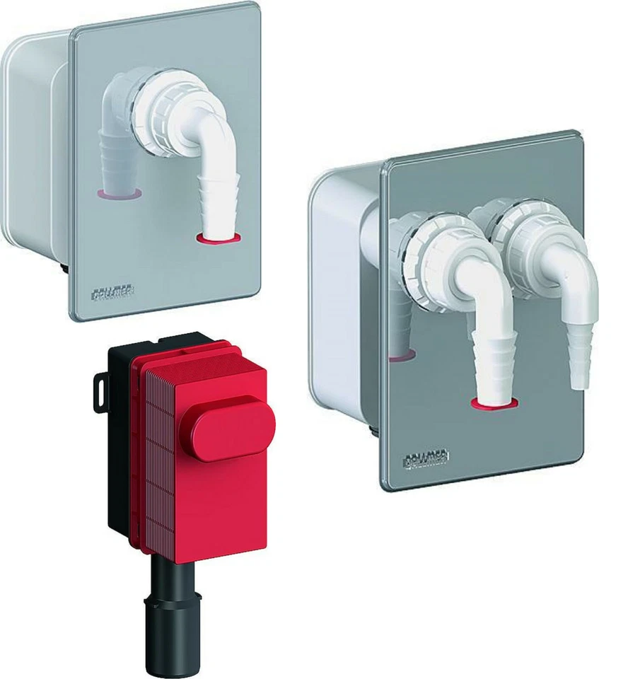 Dallmer Anschlussset Waschgeräte-Siphon 400 Vario 1 / Vario 2 für Gehäuse 140401