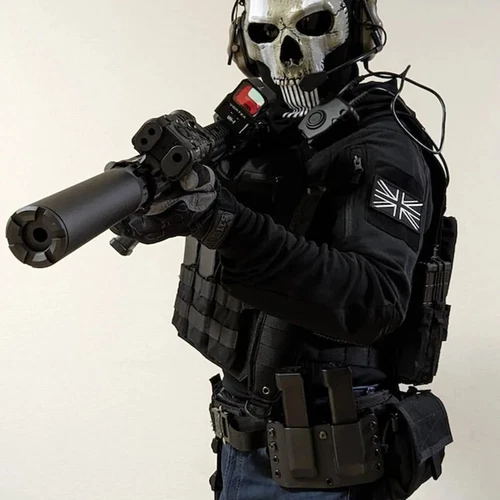 New\UK Hot Ghost Mask V2-Operador MW2*COD Cosplay Tactical Skull Full Face Mask@ - Picture 8 of 20