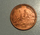 LOUIS XV ROI DE FRANCE  trésor ROYAL 1733 RARE