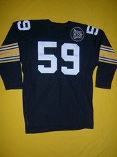 PITTSBURGH STEELERS 1982 JACK HAM DURENE LONG SLEEVE REPLICA GAME JERSEY 50 SEAS