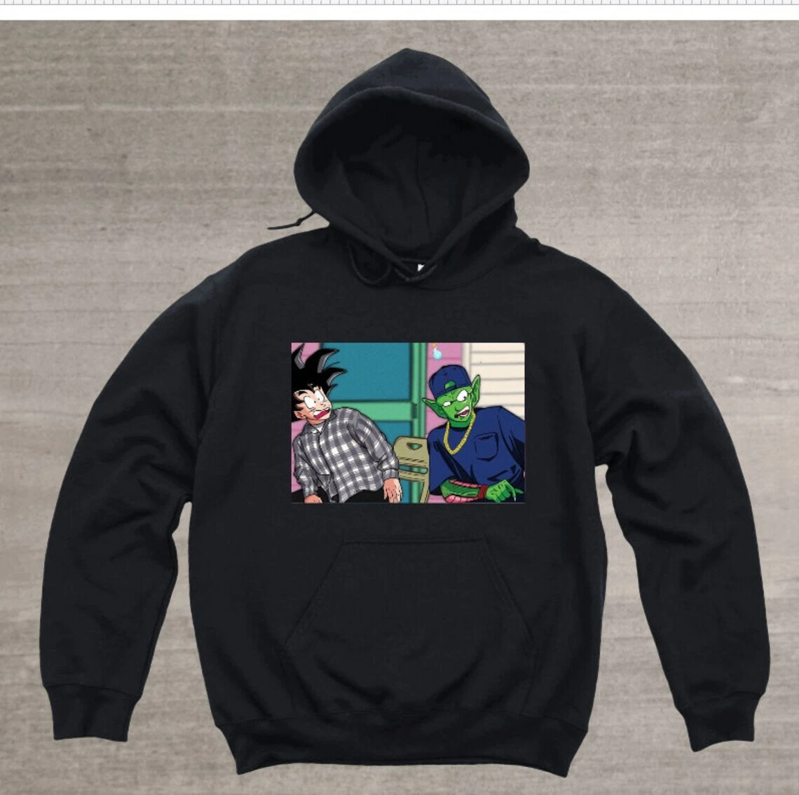 Gildan Unisex Adults Black Cotton Dragon Ball Z Goku Piccolo