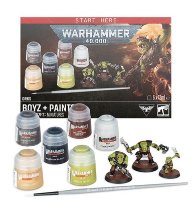 Warhammer 40.000: Orks Boyz + Paints Set