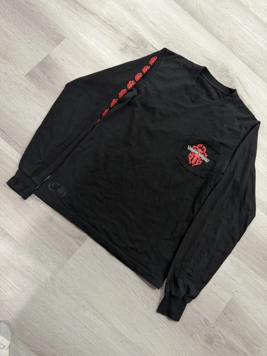 Preços baixos em Chrome Hearts Camisetas manga longa para Homens