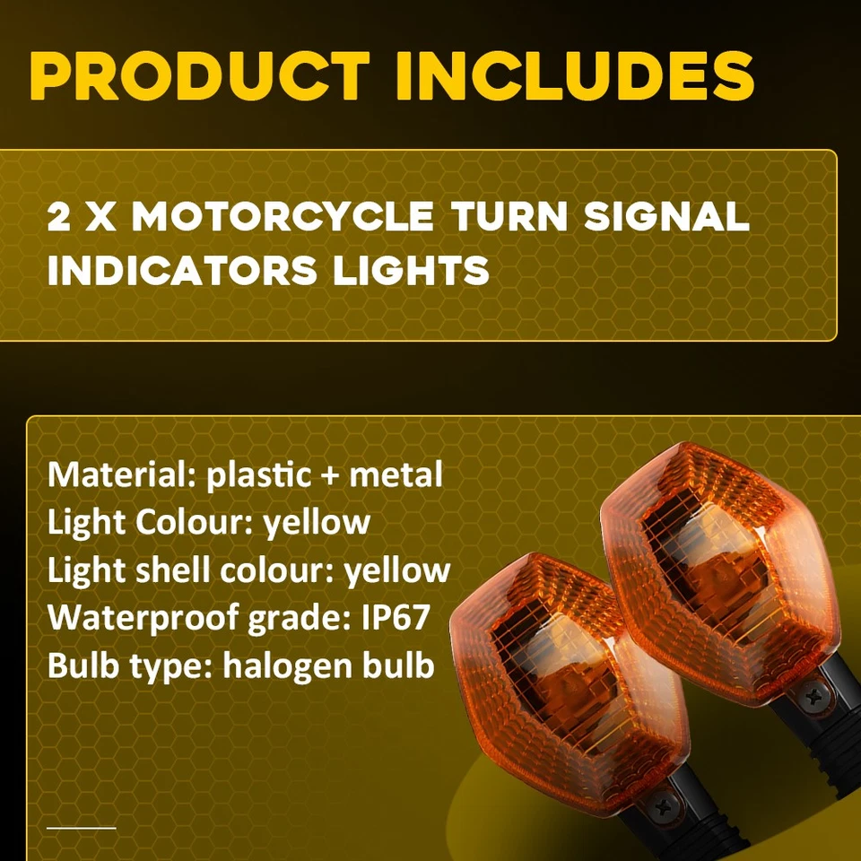 For SUZUKI DL1000 V-Strom 1000 D L650 VStrom 650 04-11 Turn Signal Light Lamp - Image 4 of 4