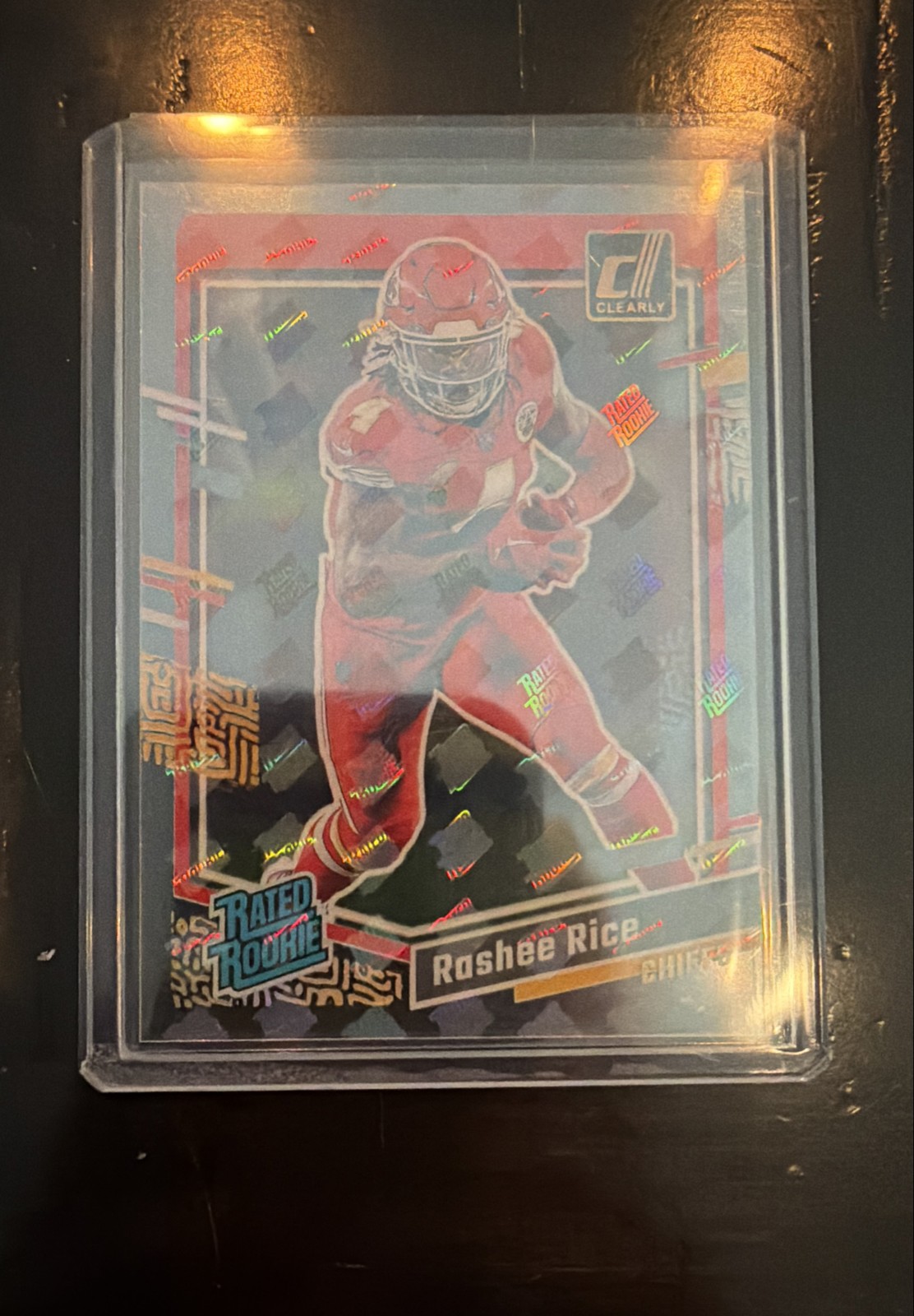 2023 Panini Clearly Donruss - Rated Rookie Rashee Rice #79 Holo Rr Logo (RC)