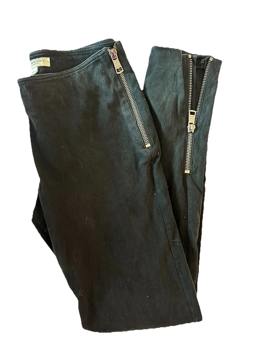 Burberry Leather Black Pants for Women for sale | eBay