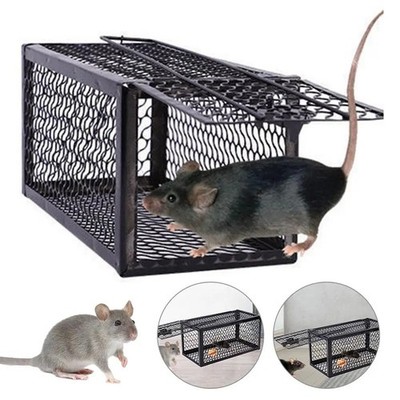 USA Mouse Trap Rat Trap Rodent Trap Live Catch Cage, Easy to Set Up and Reuse