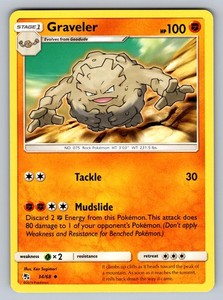 Graveler 34/68 Uncommon Hidden Fates Pokemon Card