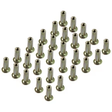Multi-Grip Rivet-Nut 30 PCS M6*27.5 Pre-Bulbed Shank Carbon Steel