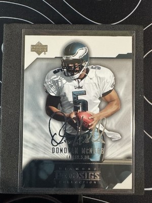 Upper Deck 2004 Diamond Pro Sigs Football Donovan McNabb Eagles #68 Autograph