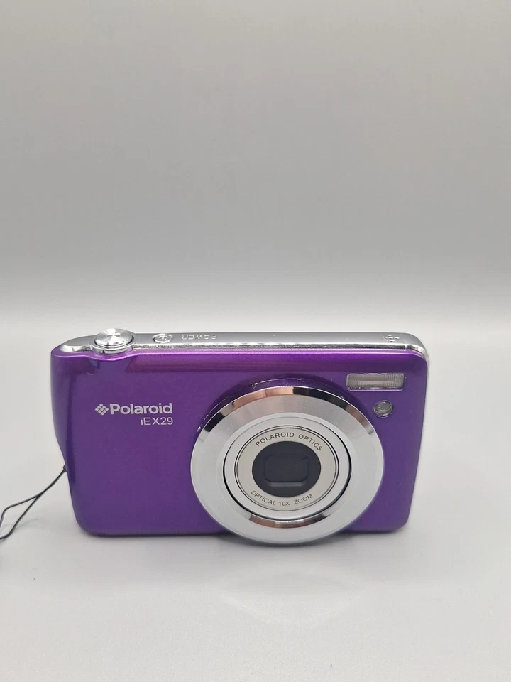 Boxed Polaroid IE X29 Digital Camera, Purple, With All Accessories. - Image 2 of 4