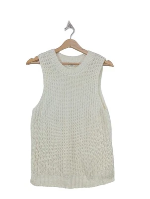 ABERCROMBIE & FITCH Cardigan en maille fine Dames Pull sans manches T EU 38 - Photo 1/4