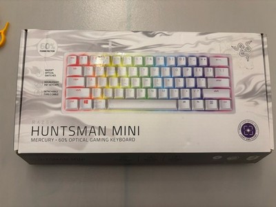 Razer Huntsman Mini Mercury 60% Wired Illuminated Gaming Keyboard White