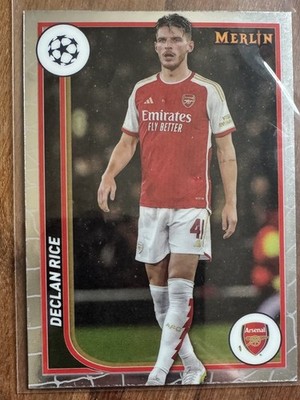 Declan Rice 2024 Topps Merlin Base #13 FC Arsenal London