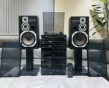 High End Kenwood A-7X HiFi Separates Stereo Stack System Speakers & Remote