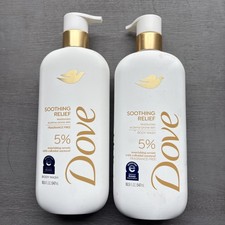 2x Dove Soothing Relief Body Wash Fragrance Free 18.5 fl oz Sensitive Skin