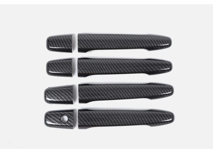 Cubierta de manija de puerta de fibra para Mitsubishi 07-20 Outlander Sport/ASX 07-22 ASX Foto 2 de 4