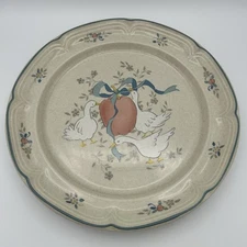 Vintage Geese Goose Apple Serving Plate International Tableworks Marmalade 12”