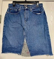 Ralph Lauren Polo Jeans Co Altered Jean Mini Skirt Size 8
