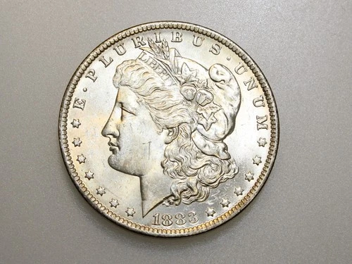 1883-O $1 MORGAN SILVER ONE DOLLAR CH/GEM BU