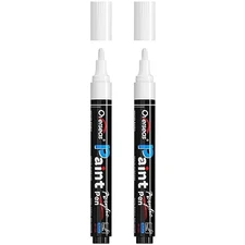  Paint Pens Paint Markers - Permanent Acrylic Markers 2 Pack, Water White