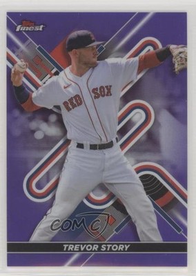 2022 Topps Finest Purple Refractor 86/250 Trevor Story #50 0rd2