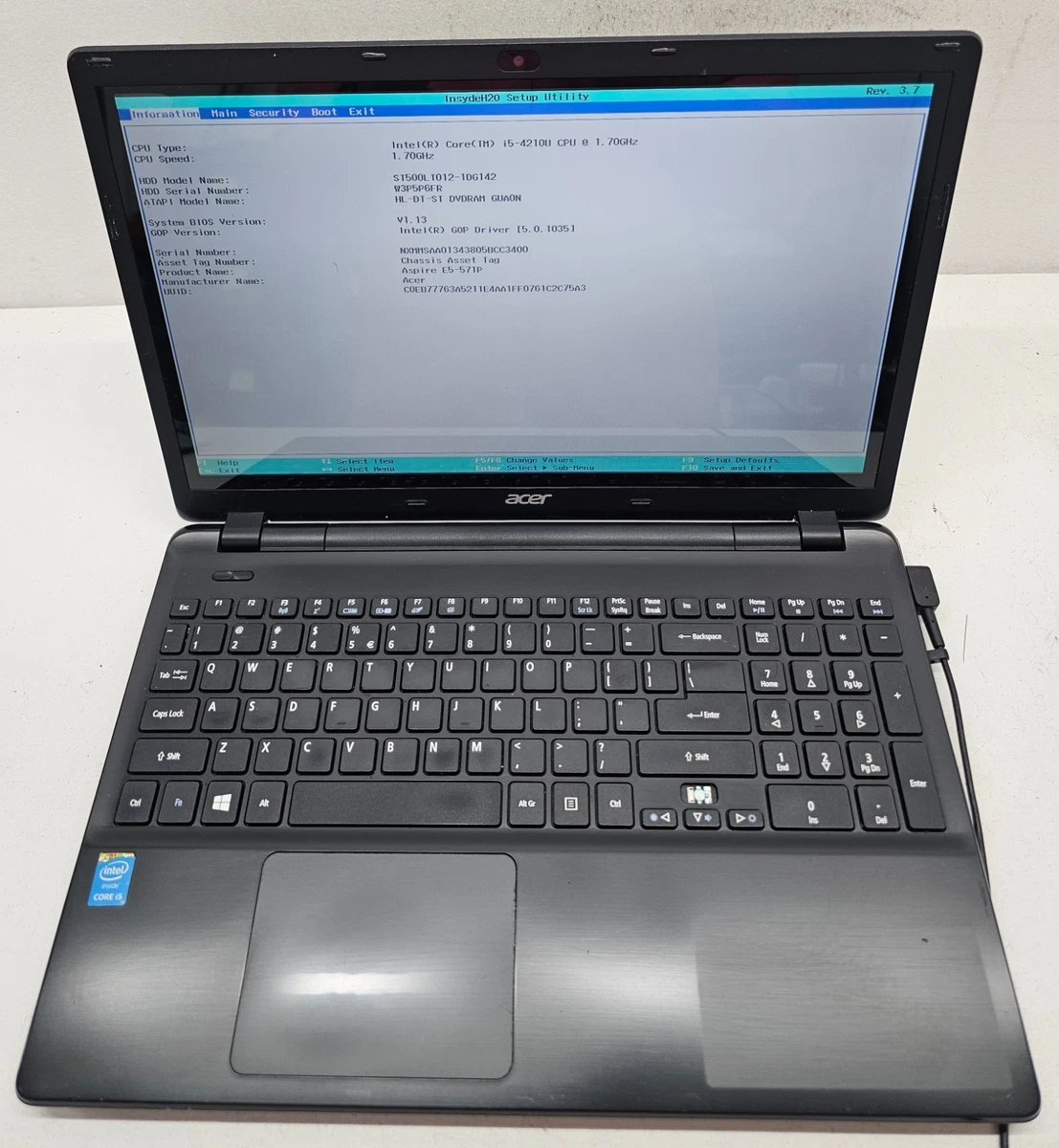 Acer Intel Core i5 4th Gen. PC Laptops & Netbooks 500-749 GB Hard