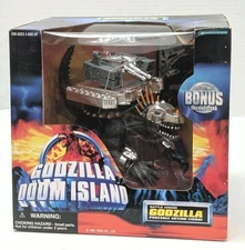 Trendmasters Doom Island Battle Armor Anguilas Godzilla Open Box Damage Box 