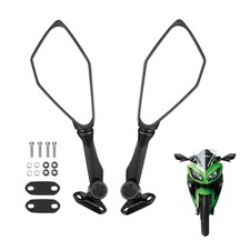 Ninja 300 Mirrors Compatible with Ninja 400 250 500 ZX6R EX300 ZX-6R