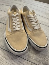 Vans Shoes Ladies Size 7 New Old Skool Creme Brulee Skateboarding Sneakers