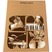 Barbican Centre Classical Programme 1982 Symphony Orchestra Performance
