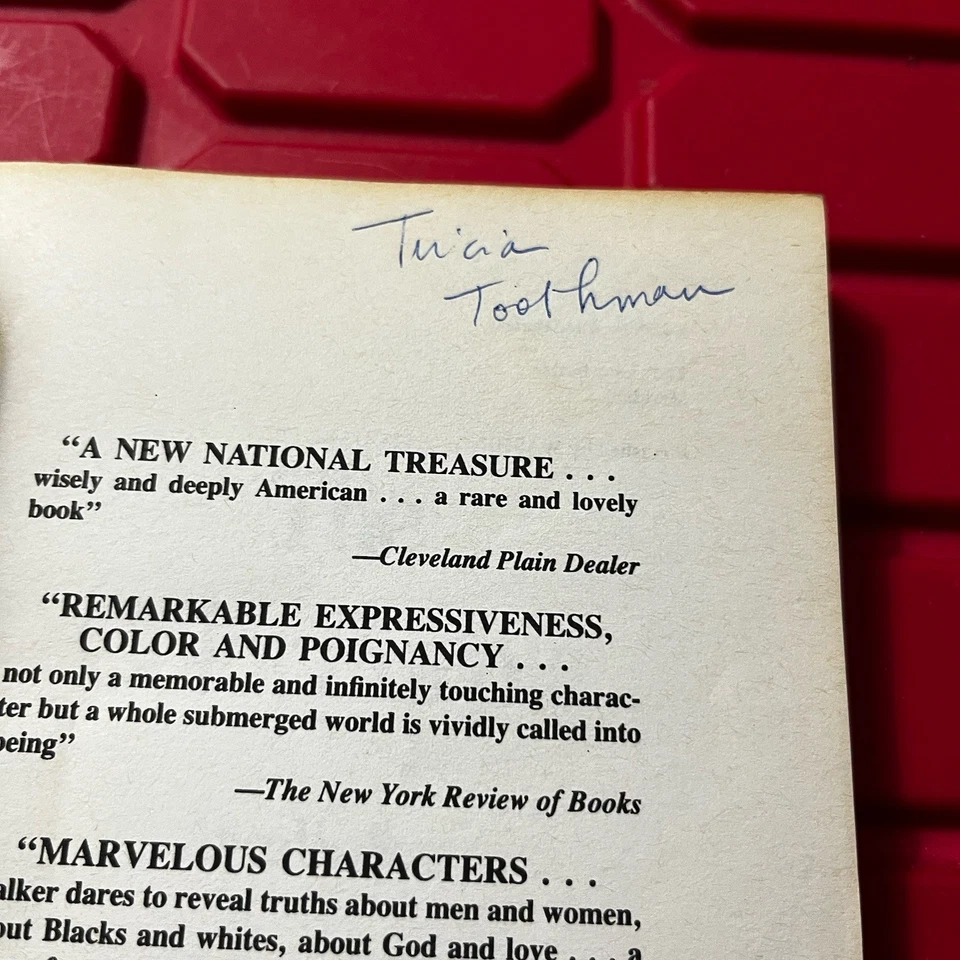 The Color Purple Alice Walker First Edition WSP Trade Paperback Vintage 1982 - Image 3 of 4