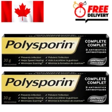 Polysporin Complete first aid antibiotic Ointment (pack of 2)