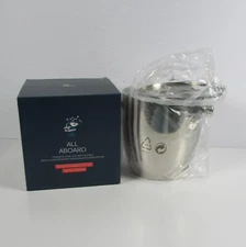 Chic & Tonic Stainless Steel Ice Party Bucket w/6 Shot Glasses By FabFitFun