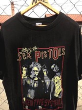 Rock Band Sex Pistols Black  T-Shirts Causal Short Sleeve TE1181