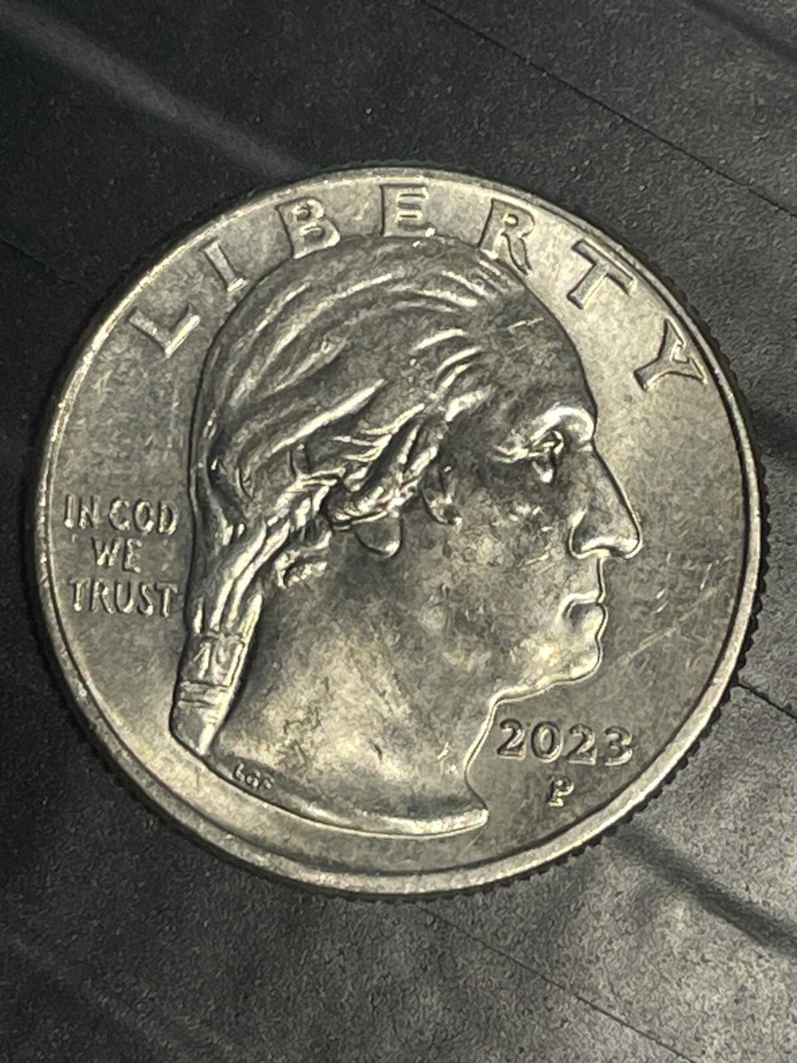 2023 Bessie Coleman quarter error with die chip on top wing
