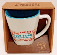 Dunkin Donuts Destinations 2017 New York Coffee Mug 12 Ounces New In Box